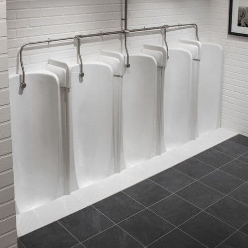 Healey & Lord 2 to 4 Station Fused Run Niagara Floor Standing Slab Urinals