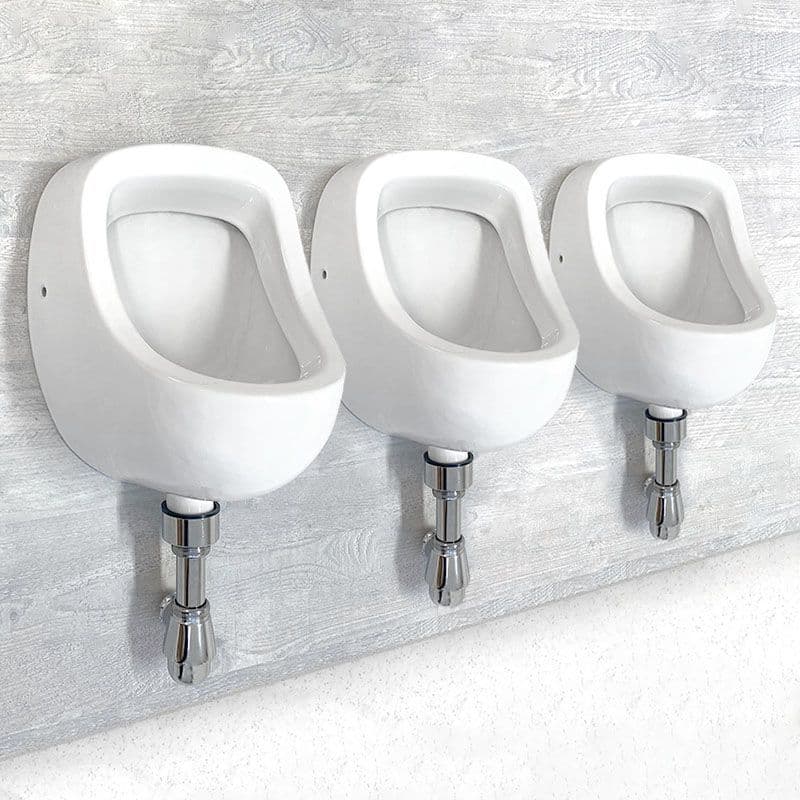 Healey & Lord 3 Station Junior Series Urinal Kit - Back Inlet