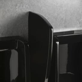 Healey & Lord Ceramic Urinal Divider - Black
