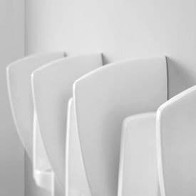 Healey & Lord Ceramic Urinal Divider - White