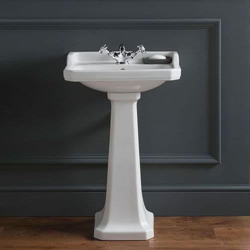 Healey & Lord Classic Cloakroom Basin with Pedestal
