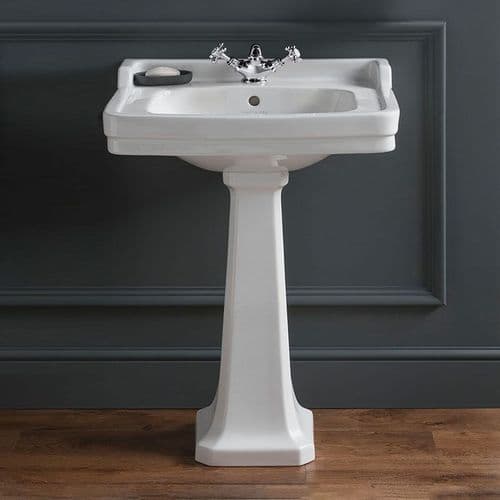 Healey & Lord Classic Wash Basin with Pedestal