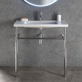 Healey & Lord Modern 800mm Wash Basin with Basin Stand