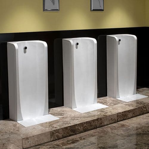 Healey & Lord Niagara Tall Floor Standing Urinal