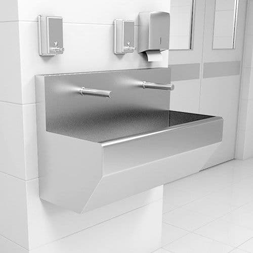 High-Back Surgeons Scrub Troughs by Healey & Lord