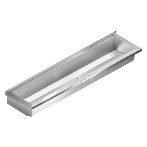 Stainless Steel Wash Troughs for Wall Mounted Taps