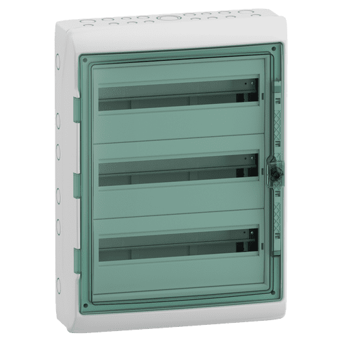 13436 Schneider Electric Mureva (Kaedra) - For Modular Device - 3 X 18 Modules - 4 Terminal Blocks