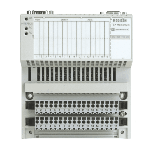 170INT11000       Schneider Electric    Modicon Momentum - Interbus communication adaptor - twisted pair
