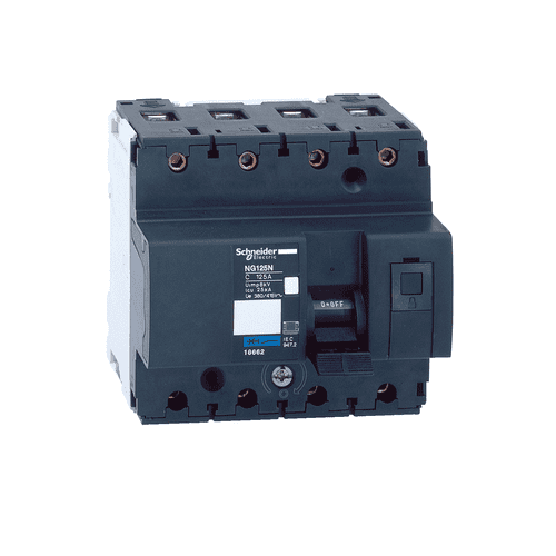18658 Schneider Electric Ng125 - Circuit Breaker - Ng125N - 4P - 80A - C Curve