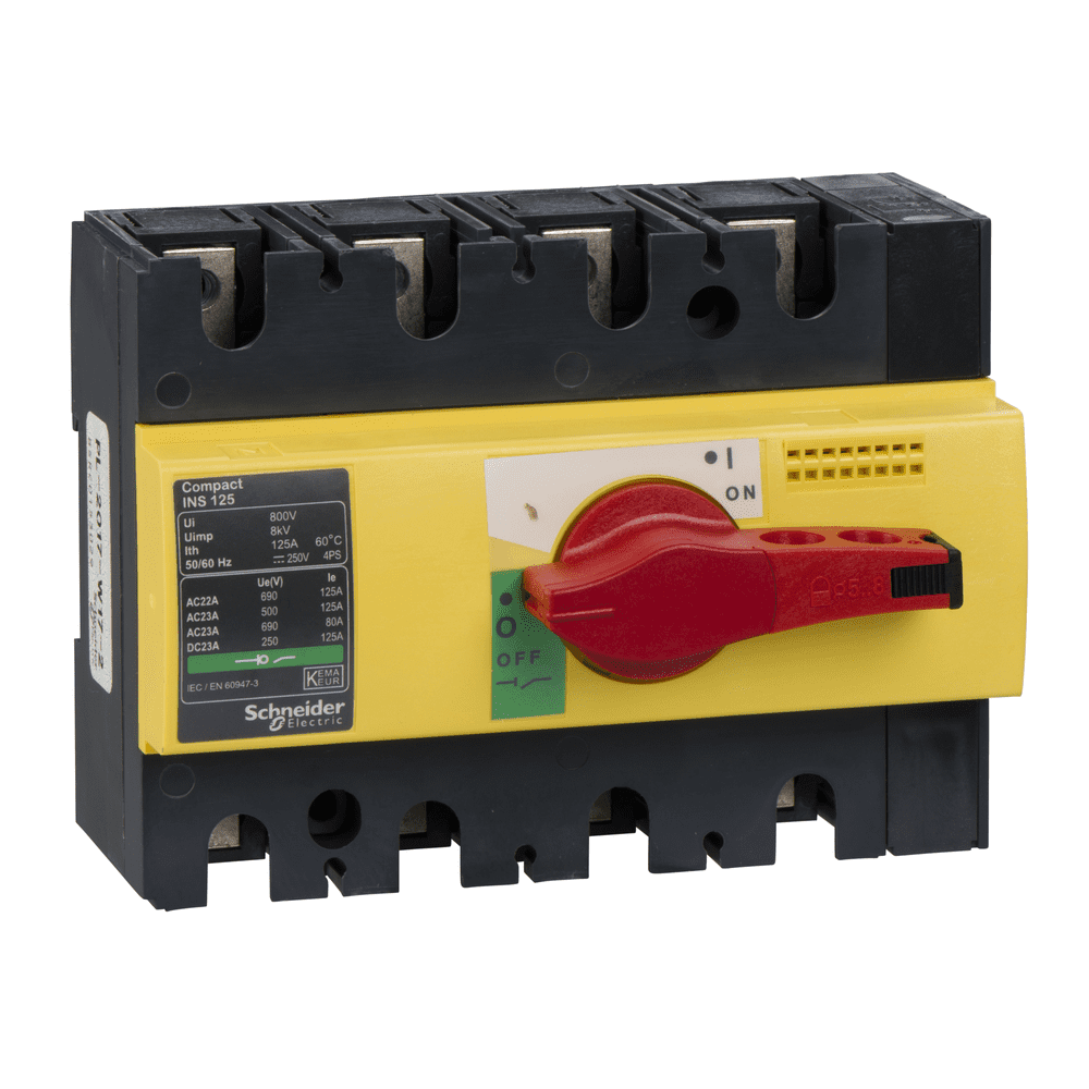 28927 Schneider Electric Switch Disconnector Compact Ins125 125 A With ...