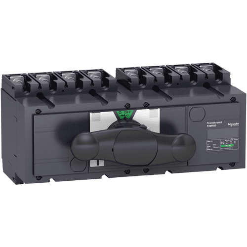 31145 Schneider Electric Complete Manual Source Changeover Assembly, Fxm160, Compact Ins250-160 Switch Disconnectors, 160 A, 4 Poles (60)