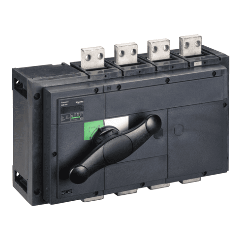 31331 Schneider Electric Switch Disconnector, Compact Ins800 , 800 A, Standard Version With Black Rotary Handle, 4 Poles (56)