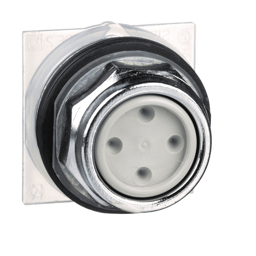 9001KR1U       Schneider Electric    Head for spring return push button, Harmony 9001K, metal, flush, 7 colours choice, 30mm