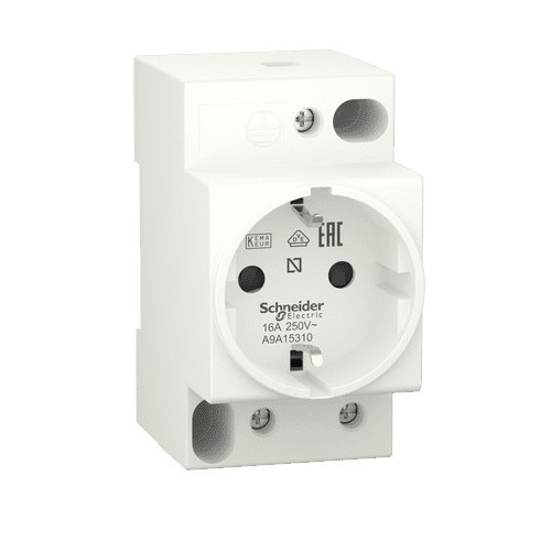 A9A15310 Schneider Electric Din Socket Ipc - 2P+E - 16A - 250Vac - Kema Vde 0620 - German Std (39)