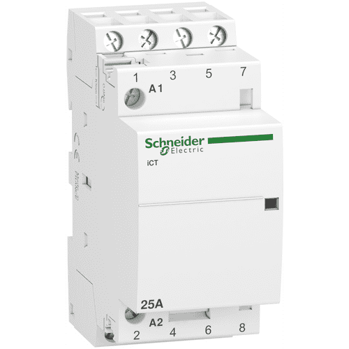 A9C20834 Schneider Electric Contactor Ict - 4 Poles - 4 No - 25 A - 220..240 V Ac