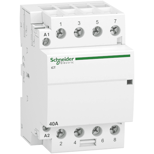 A9C20844 Schneider Electric Contactor Ict - 4 Poles - 4 No - 40 A - 220..240 V Ac