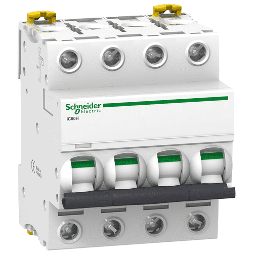 A9F84450 Schneider Electric Ic60H - Miniature Circuit Breaker - 4P - 50A - C Curve
