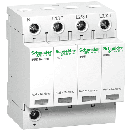 A9L40600       Schneider Electric    Iprd40 Modular Surge Arrester - 3P + N - 350V