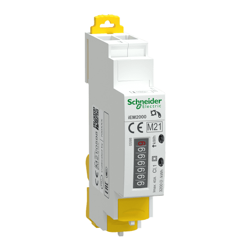 A9MEM2000 Schneider Electric Modular Single Phase Power Meter Iem2000 - 230V - 40A