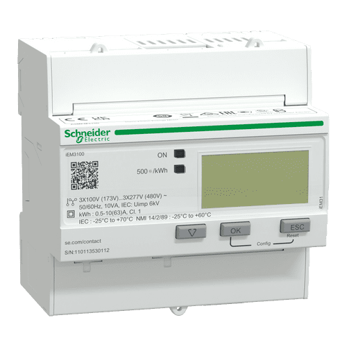 A9MEM3100 Schneider Electric Iem3000 Energy Meter - 63 A (37)