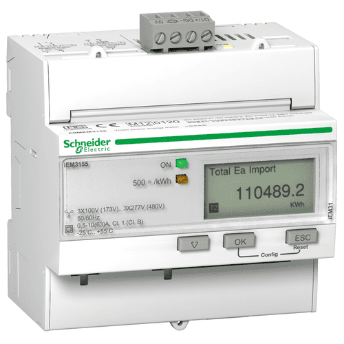 A9MEM3155 Schneider Electric Iem3155 Energy Meter - 63 A - Modbus - 1 Digital I - 1 Digital O - Multi-Tariff (37)