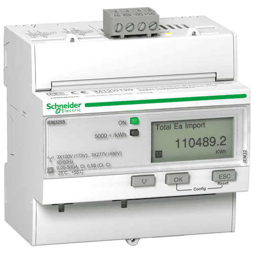 A9MEM3255 Schneider Electric Iem3255 Energy Meter - Ct - Modbus - 1 Digital I - 1 Digital O - Multi-Tariff (37)
