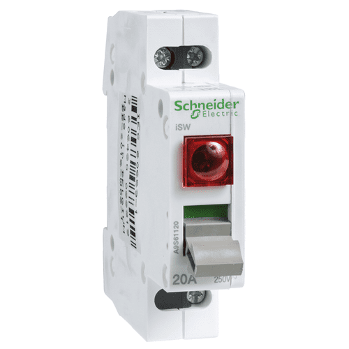 A9S61220       Schneider Electric    Switch Acti9 Isw With Indicator - 2 Poles - 20 A - 250V