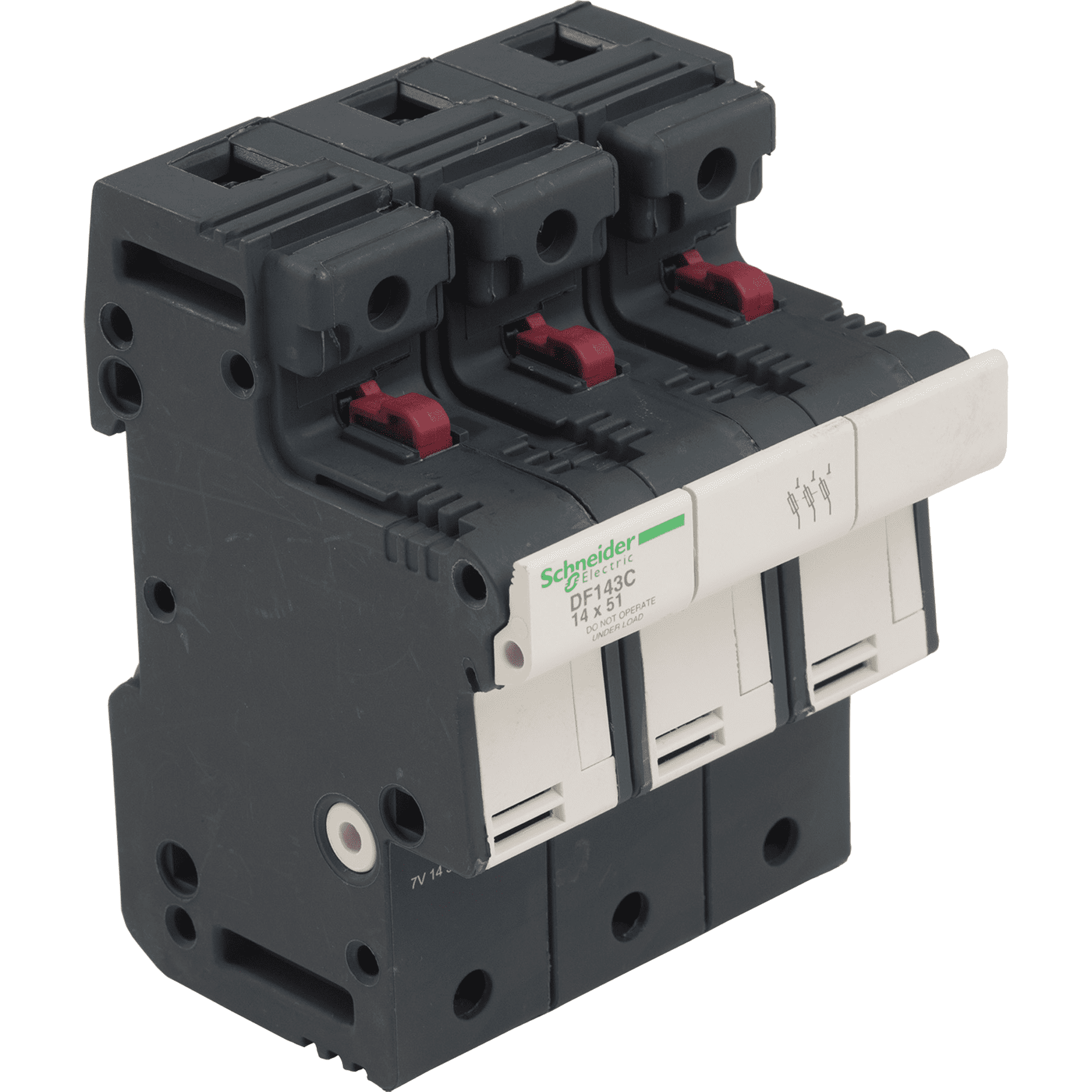 DF143C Schneider Electric Fuse Carrier Tesys Df 3P 50A Fuse Size 14X51 ...