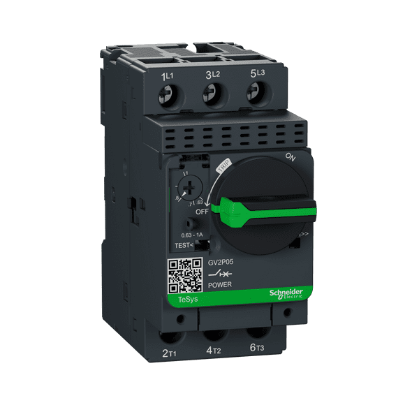 GV2P05 Schneider Electric Motor Circuit Breaker Tesys Gv2 3P 0 63-1 A ...