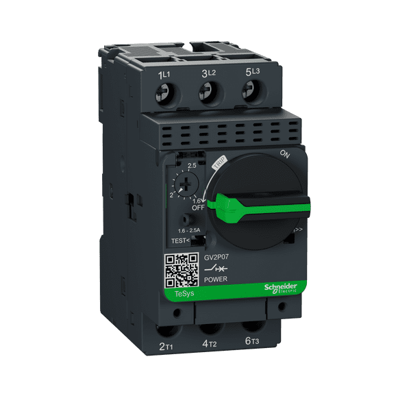 GV2P07 Schneider Electric Motor Circuit Breaker Tesys Gv2 3P 1 6-2 5 A ...