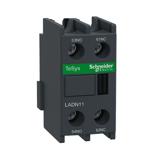 LADN11 Schneider Electric Tesys D - Auxiliary Contact Block - 1 No + 1 Nc - Screw-Clamps Terminals (42)