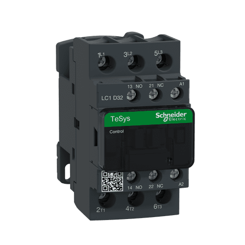 LC1D32F7 Schneider Electric Tesys D Contactor - 3P(3 No) - Ac-3 - <Lt/>= 440 V 32 A - 110 V Ac Coil (42)