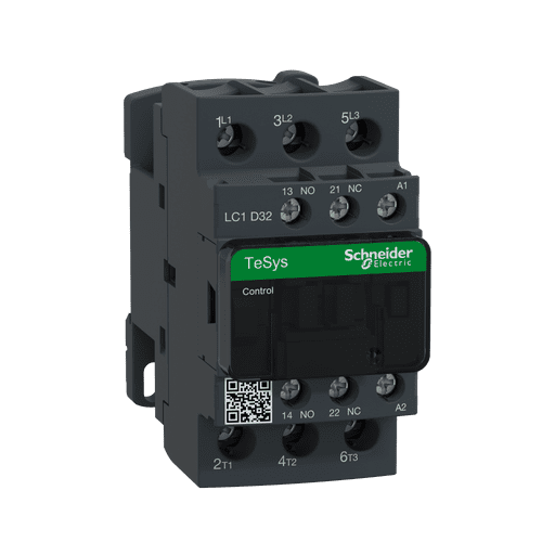LC1D32M7 Schneider Electric Tesys D Contactor - 3P(3 No) - Ac-3 - <Lt/>= 440 V 32 A - 220 V Ac Coil (42)