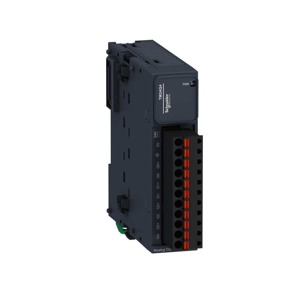 TM3AQ4G Schneider Electric analog output module Modicon TM3 4 outputs ...