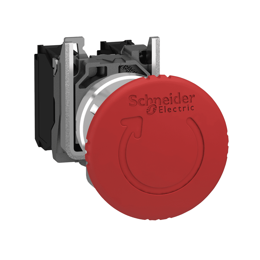 XB4BS8444 Schneider Electric Emergency stop push button Harmony XB4 ...