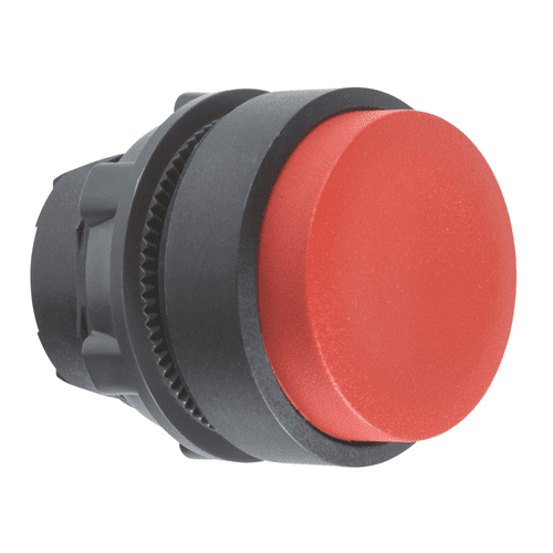 ZB5AL4       Schneider Electric    Head for non illuminated push button, Harmony XB5, plastic, projecting, red, 22mm, spring return, unmarked