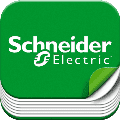 ZBYP2103 Schneider Electric legend plate with marche marking