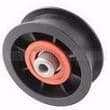 Pulley For Kevlar Belt 4-1/2" X 1". Bearing Bore 3/8" X 1-1/2