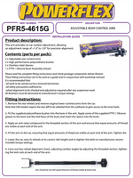 BMW E46 | Powerflex Adjustable Rear Lower Control Arm Kit PFR5-4615G