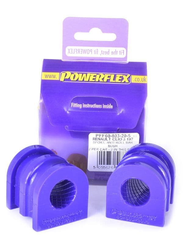 Powerflex Front Anti Roll Bar Bush 20.5mm PFF60-803-20.5 for Nissan Note / Tiida (2006 - 2011)
