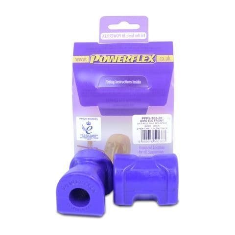 Powerflex Front Anti Roll Bar Bush 20mm PFF5-302-20 for BMW E30 3 Series (1982 - 1991)