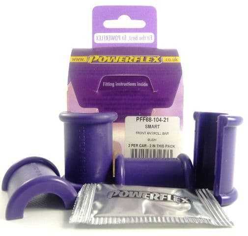 Powerflex Front Anti Roll Bar Bush 21mm PFF68-104-21 for Smart ForTwo 451 (2007 - 2014)