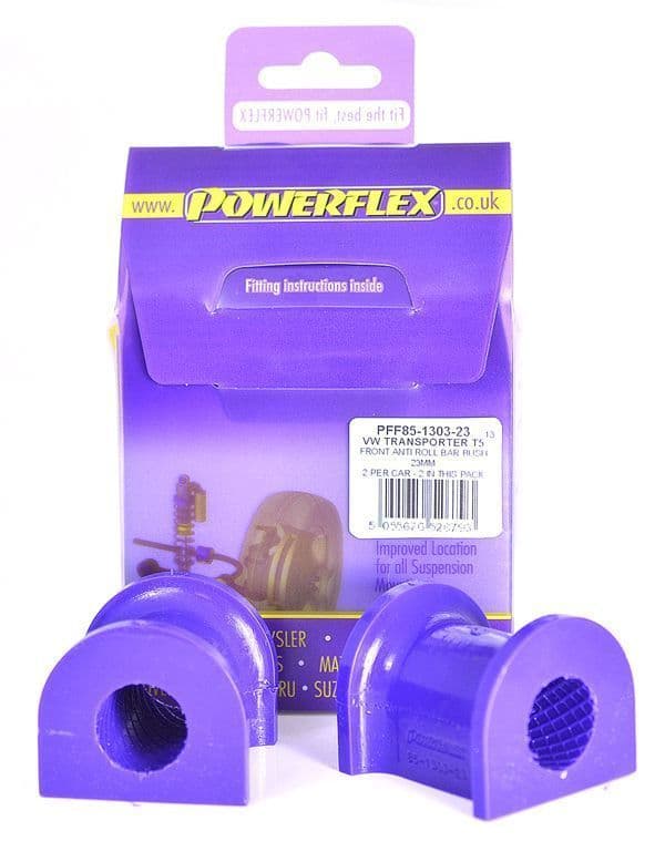 Powerflex Front Anti Roll Bar Bush 23mm PFF85-1303-23 for VW T6 Transporter (2015 - 2018)
