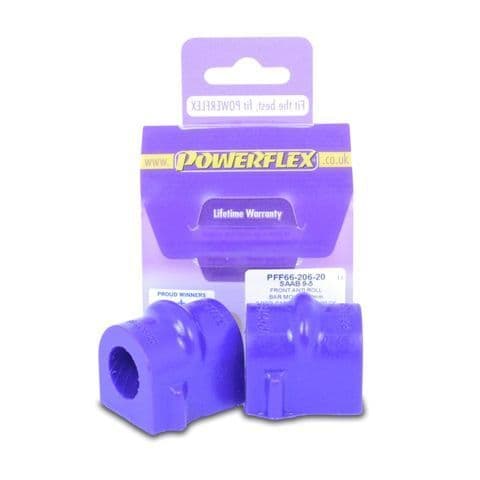 Powerflex Front Anti Roll Bar Mounting Bush 20mm PFF66-206-20 for Saab 9-5 YS3E (1998-2010)