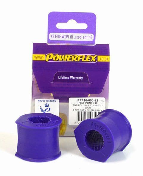 Powerflex Front Anti Roll Bar To Chassis Bush 22mm PFF16-603-22 for Lancia Delta 1.4-2.0 (1993-1999)