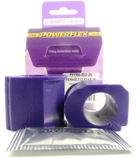 Powerflex Front ARB Chassis Bush Bush 25mm PFF60-202-25 Renault Clio II inc 172 & 182 (1998-2012)