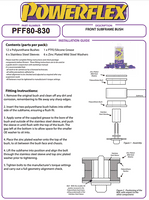 Astra Mk5 | Powerflex Front Subframe Bush PFF80-830 | Latest Revision