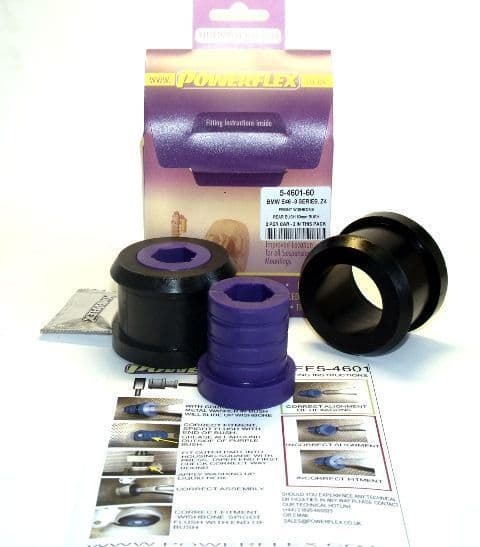 Powerflex Front Wishbone Rear Bush PFF5-4601-60 for BMW E46 3 Series inc Touring