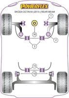 Powerflex Front Wishbone Rear Bush PFF85-802  OCTAVIA 5E UP TO 150PS REAR BEAM