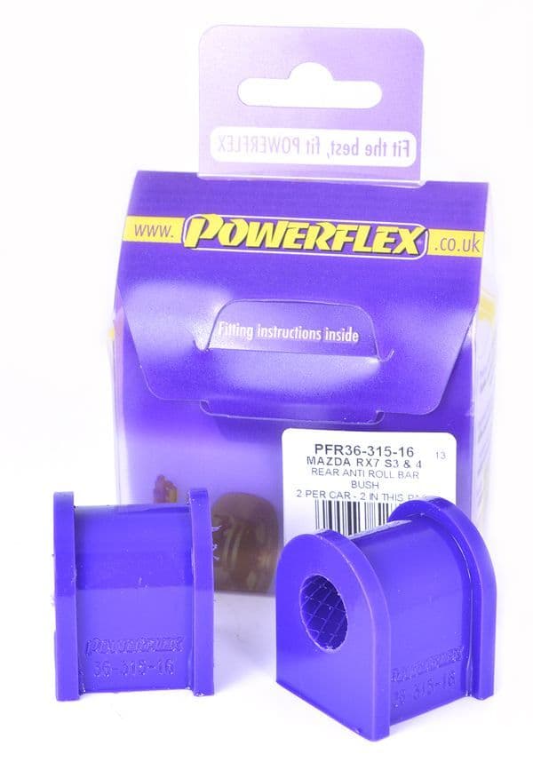 Powerflex Heritage Rear ARB Bush 16mm PFR36-315-16H for Mazda RX-8 (2003-2012)